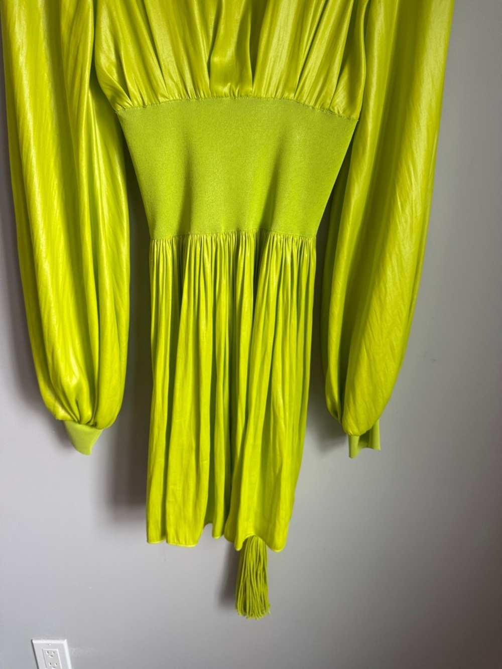 Bottega Veneta Tassel Detail Flared Dress - Picture 7 of 16